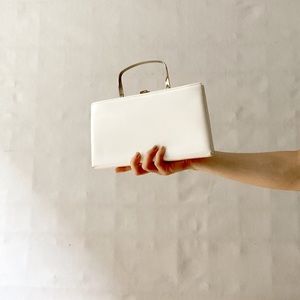 White Vintage Clutch